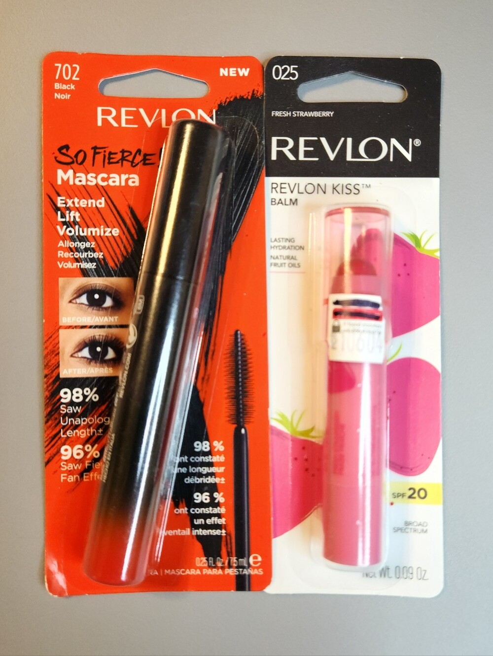 Revlon Mascara & Revlon Kiss Balm Duo — Black and Pink